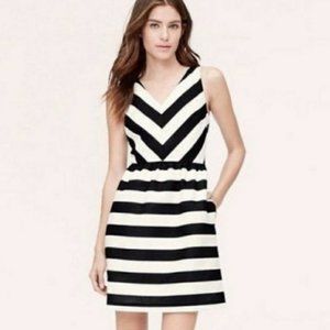 Loft Chevron Stripped Cocktail Dress